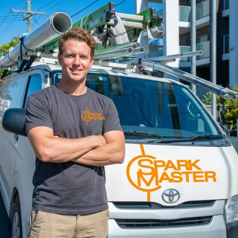 SparkMaster team with fully equipped service vehicle in Sydney