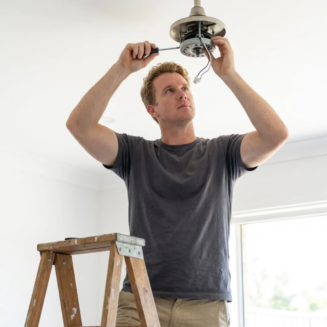 Ceiling Fan Installation service by SparkMaster Sydney